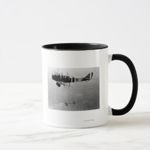 Caneca Aviões de Curtiss JN-4 Jenny com asa modelo