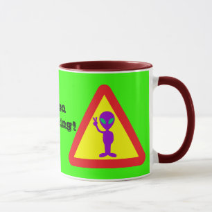 Caneca Aviso de alienígena