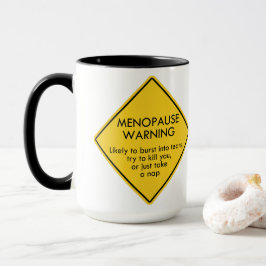 Caneca Aviso de Menopausa