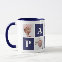 Caneca Avô 5 Foto Colagem Papa Mug
