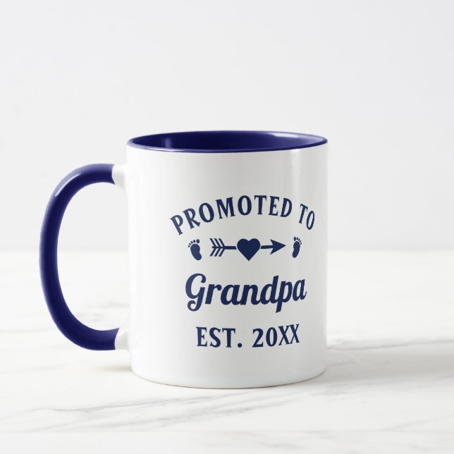 Caneca Avô Abuelo Vovô Vovô Promovido Ao Vovô (Esquerda)
