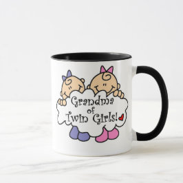 Caneca Avó de Camisetas e presentes gêmeos