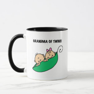 Caneca Avó de Gêmeos em Camisetas e presentes