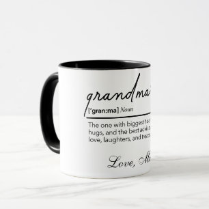 Caneca Avó Dia de as mães Definição Aniversário da vovó