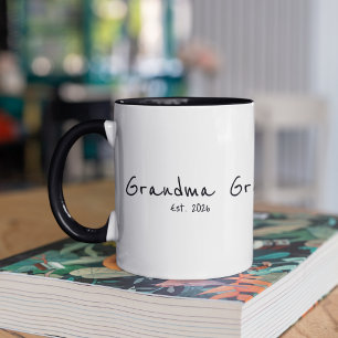 Caneca Avó Estabeleceu Novo Presente de Avó