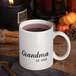 Caneca Avó Estabeleceu Novo Presente de Avó