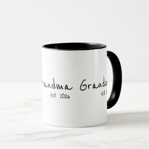 Caneca Avó Estabeleceu Novo Presente de Avó