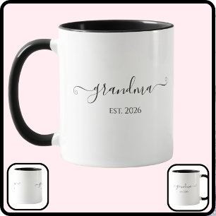 Caneca Avó Estabeleceu Roteiro Ano Personalizado 