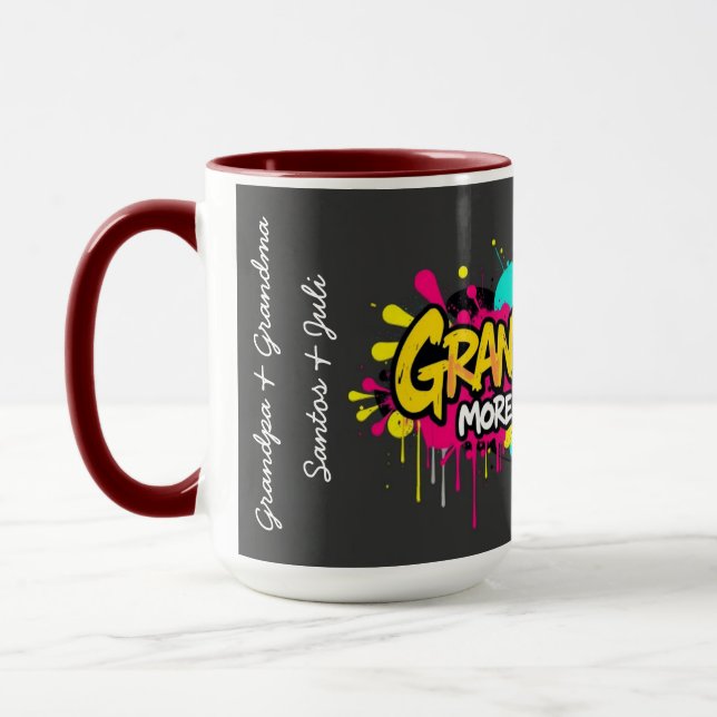 Caneca Avô Grafite - Dia dos Avós personalizado (Esquerda)