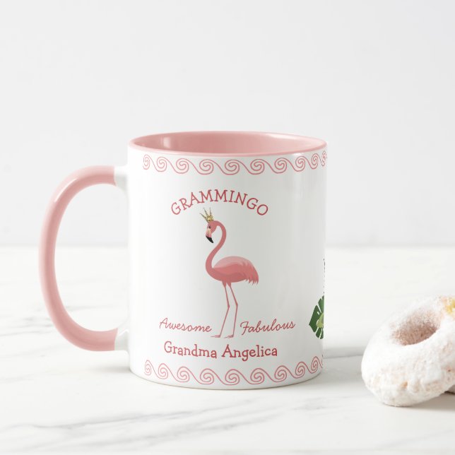 Caneca Avó Grammingo Netos Fabulosos Nomes (Com Donut)