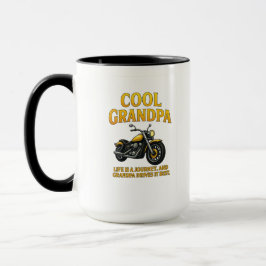Caneca Avô legal - Presente de motocicleta para o avô"