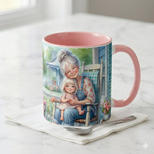 Caneca Avó Netos Abraço no Alpendre