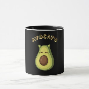 Caneca Avocado e Cat Lovers. AVOCATO Mug