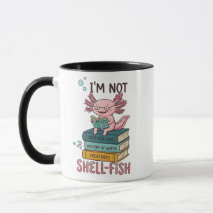 Caneca Axolote 'Não Sou Peixe Com Casca' - Present