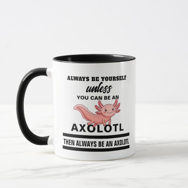 Caneca Axolote - Presente Divertido (Esquerda)