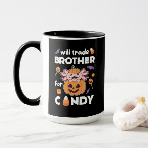 Caneca Axolotl Halloween Comercializa Irmão Para Doces