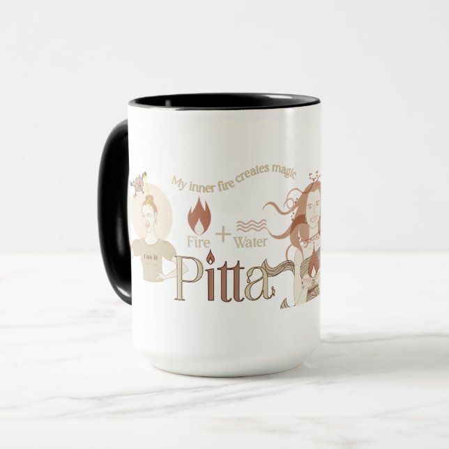 Caneca Ayurveda Pitta Mug (Frente Esquerda)