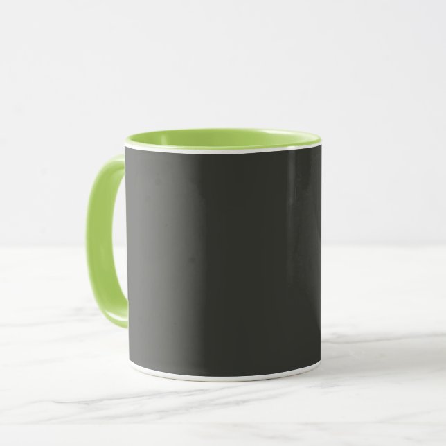 Caneca Azeite preto (cor sólida) (Frente Esquerda)