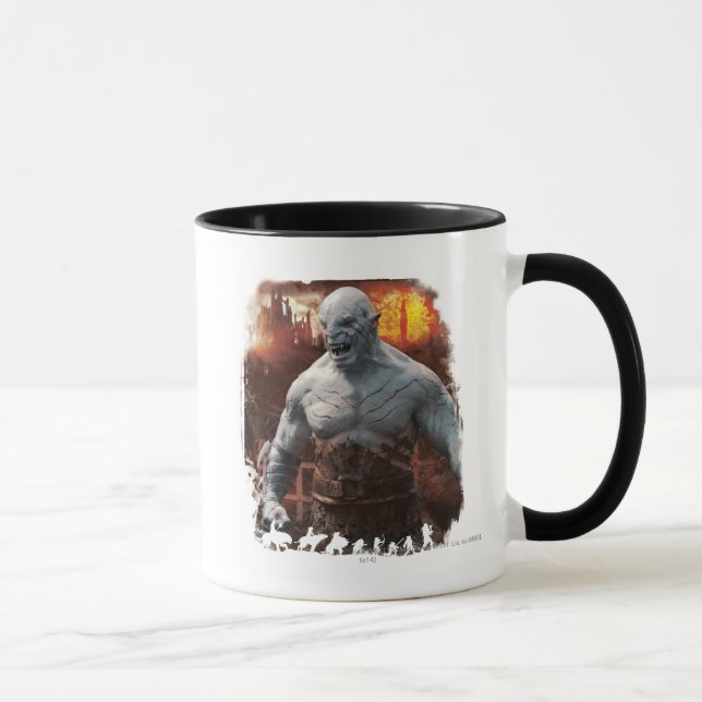 Caneca Azog & Orcs Silhouette Graphic (Direita)