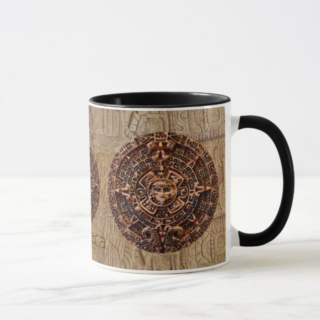 Caneca AZTEC MAYAN SUN CALENDAR Gift Mug (Direita)