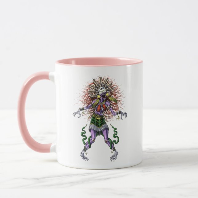 Caneca Aztec Mythology Deity Tzitzimitl (Esquerda)
