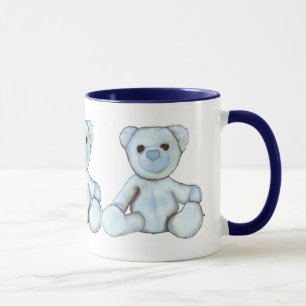 Caneca azul 2 do ursinho