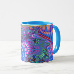 Caneca Azul - Arco-íris Melt