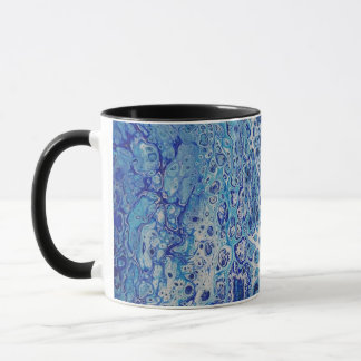 Caneca azul-borbulhante
