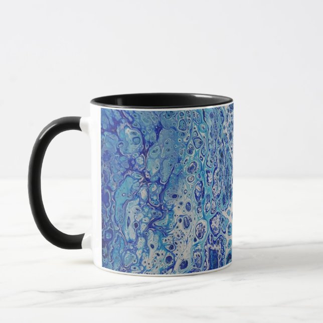Caneca azul-borbulhante (Esquerda)