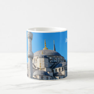 Caneca azul da mesquita
