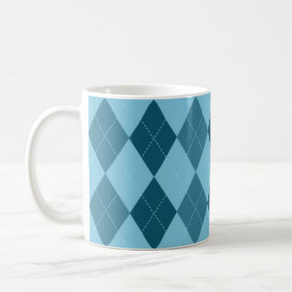 Caneca azul de Argyle