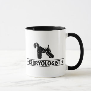 Caneca Azul de Kerry cómico Terrier