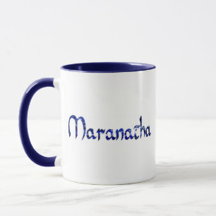 Caneca Azul de Maranatha Effet