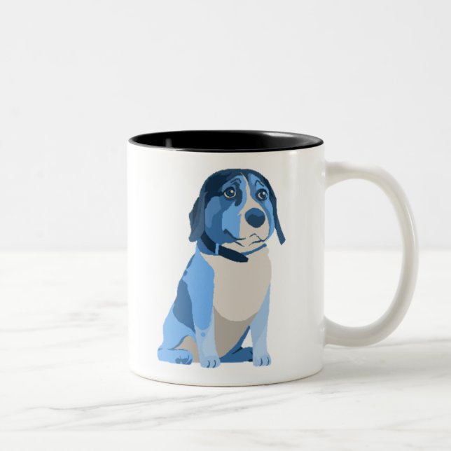 Caneca azul de Ned (Direita)