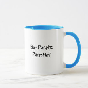 Caneca azul de Parrotlet