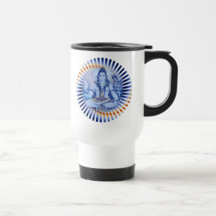 Caneca azul de Shiva