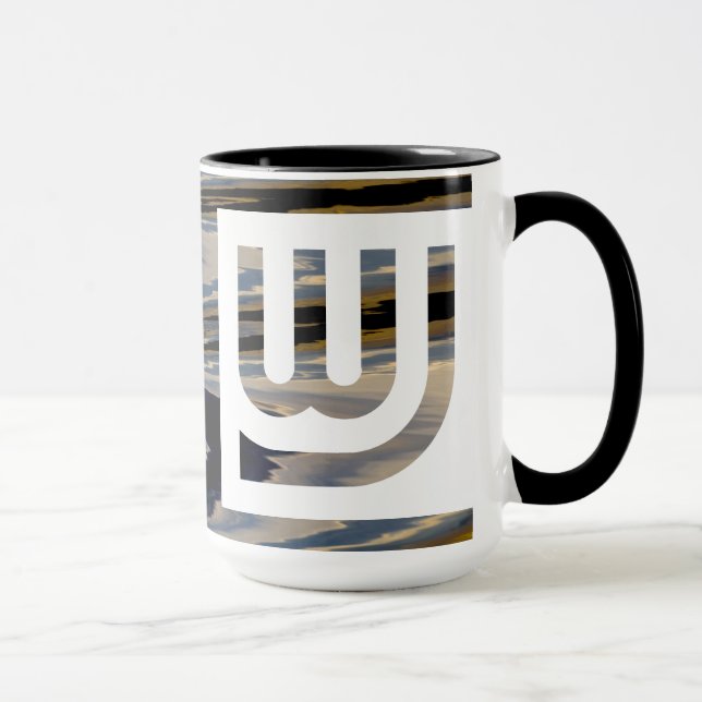 Caneca azul de Wtr Orng da viagem de WJ (Direita)