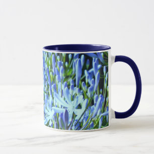 Caneca azul do Agapanthus