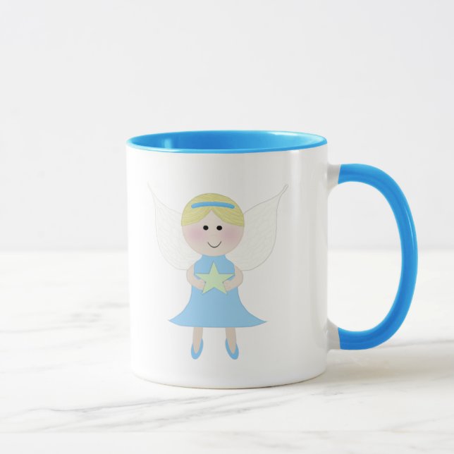 Caneca Azul do anjo, (Direita)