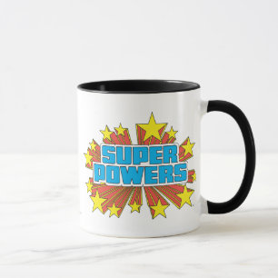 Caneca Azul do logotipo Super Powers™