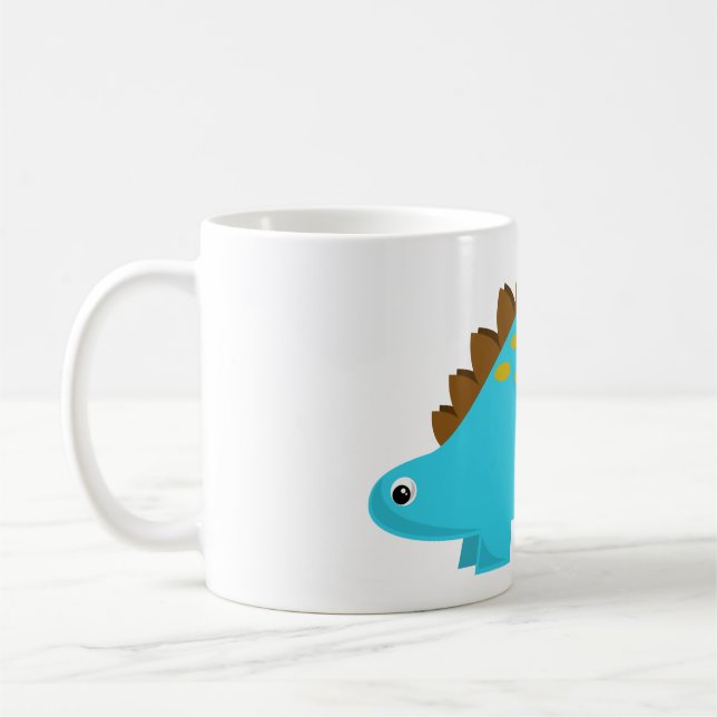 Caneca azul do Stegosaurus (Esquerda)
