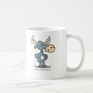 Caneca azul dos alces