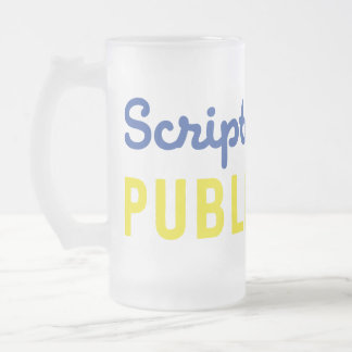 Caneca azul/Dourado da publicação dos
