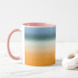 Caneca Azul e laranja