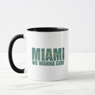 Caneca Azul Flórida de Miami