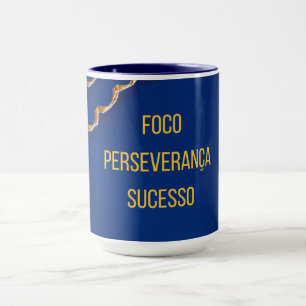 Caneca Azul  Gavinhas