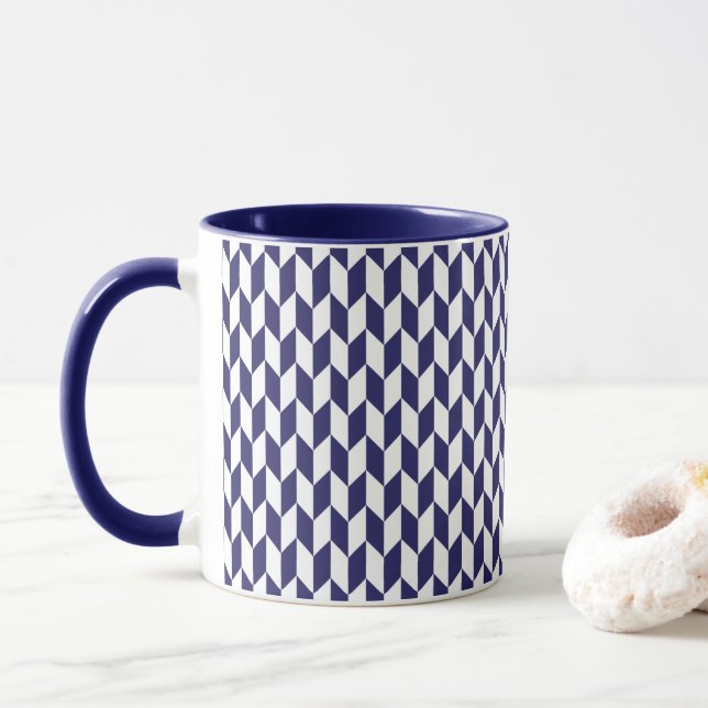 Caneca azul japonesa (Com Donut)