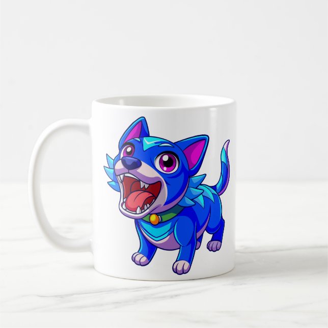 Caneca Azul-Lacy Coffee (Esquerda)