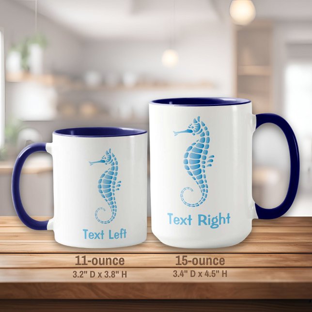 Caneca Azul-marinho (Criador carregado)