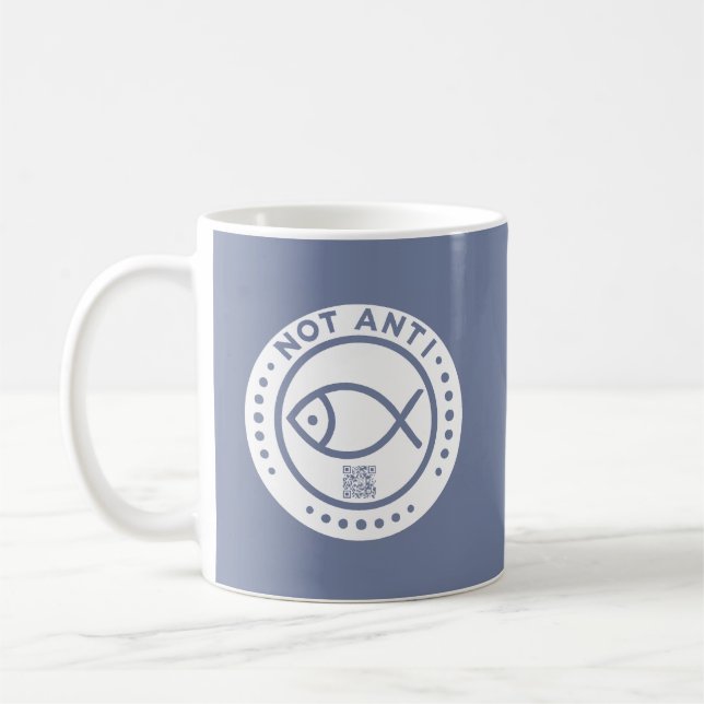 Caneca Azul NãoAntiFish (Esquerda)